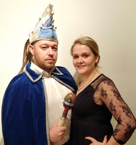 Prinzenpaar mit Prinz Siggi I. (Schäpe) und Prinzessin Sonja I. (Westerhold)