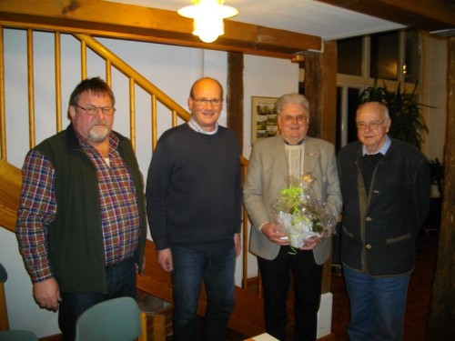 v.l.: Udo Lätzsch, Uwe Görtler, Rudolf Pörtner, Friedrich Heilemeier