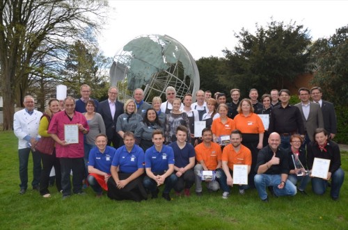 Gruppenfoto nach der Siegerehrung