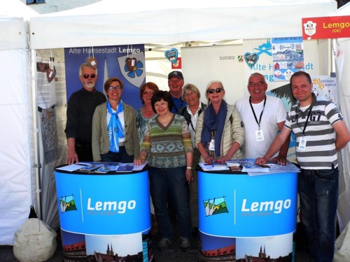 Das Lemgoer „Hanse-Team“ bei den Internationalen Hansetagen in Bergen