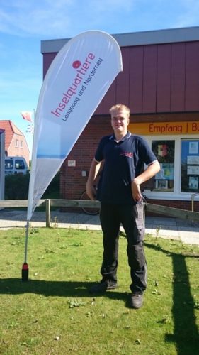 Viele Erfahrungen gesammelt: Jonas Schakow hat seine Bufdi-Zeit im Inselquartier des Kreises auf Norderney beendet.