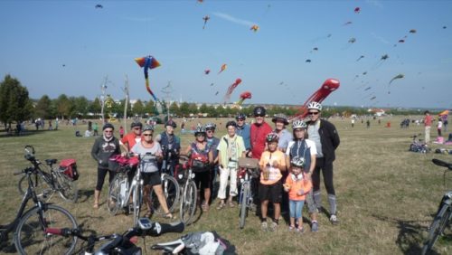 Die Hohenhauser Radler waren begeistert vom Drachenfest auf dem Kronsberg in Hannover.