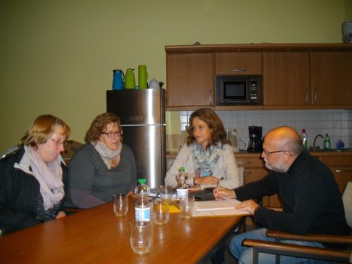 Auf dem Photo von l. nach r. Christine Heidsiek, Iris Schön, Heidi Wenzel-Lagemann, Manfred Rehse