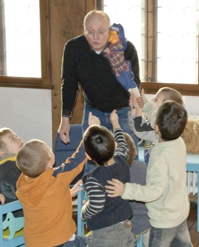 Kasper im Museum! Das Publikum ist immer Teil der Geschichte / Foto Lippisches Landesmuseum Detmold