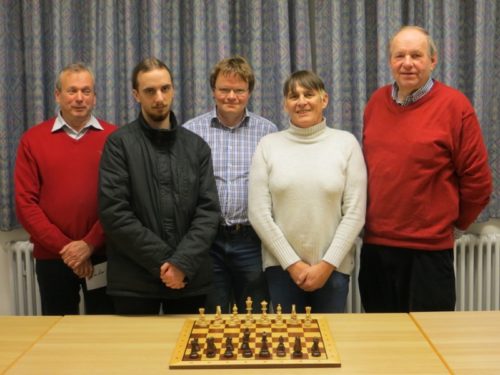 Foto: von links nach rechts Uwe Seepe, Leander Jakubek, Martin Fenner, Franziska Jachmann und Wolfgang Reker